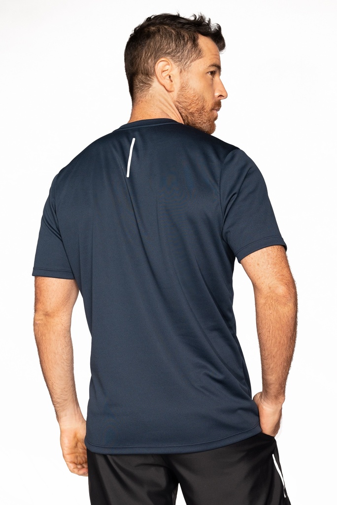 CAMISETA EKOS CUELLO V AZUL
