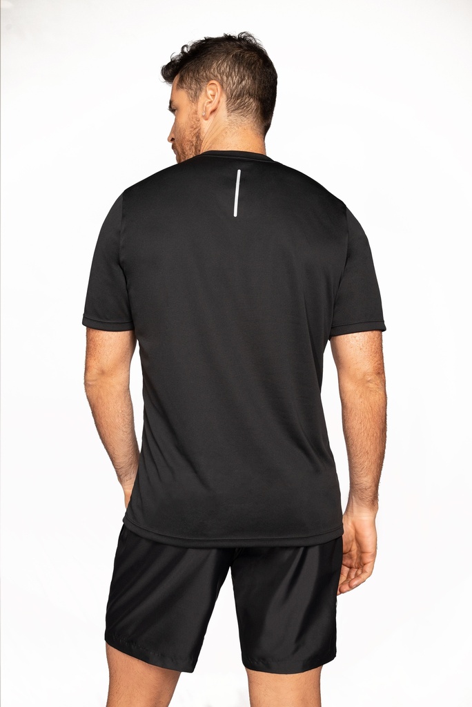 CAMISETA EKOS CUELLO V NEGRA
