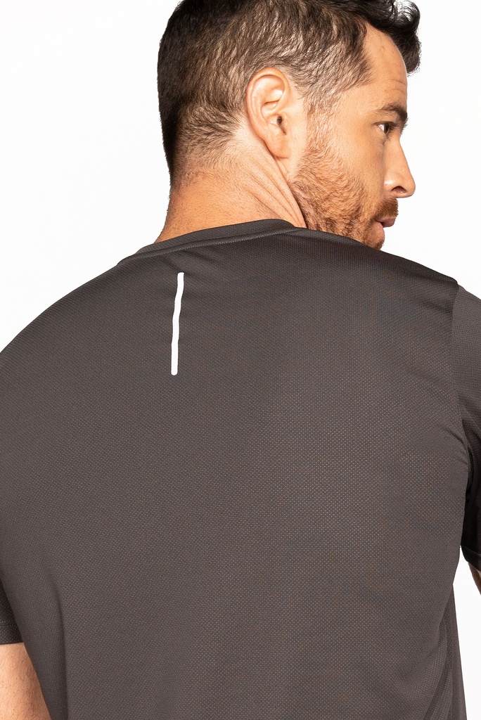 CAMISETA EKOS CUELLO V GRIS