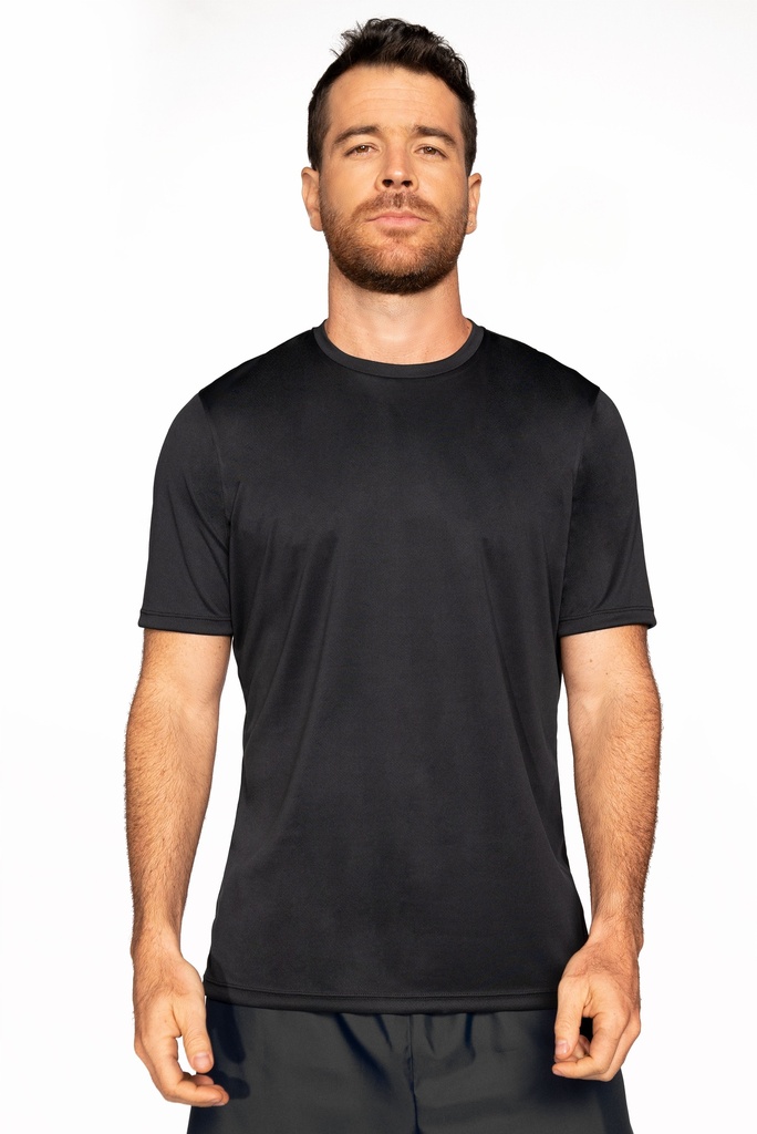 CAMISETA FOX NEGRA HOMBRE CUELLO REDONDO