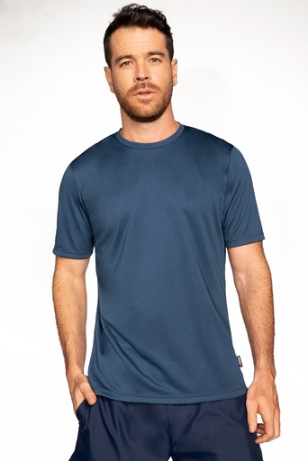 CAMISETA FOX HOMBRE AZUL CUELLO REDONDO